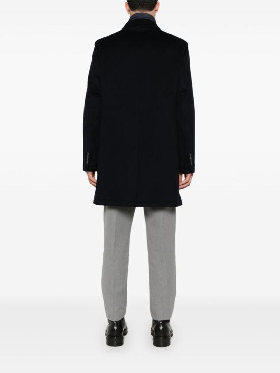 25FW 에르노 울 비버 코트 CA000196U334249200 BLUE - HERNO