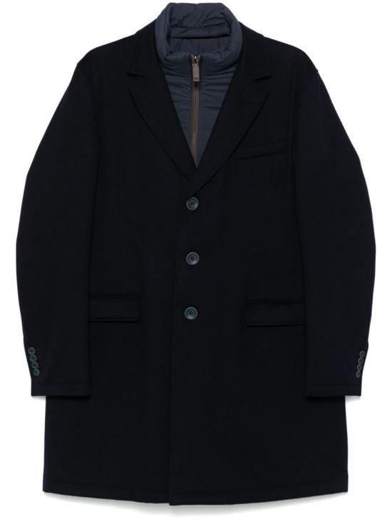 25FW 에르노 울 비버 코트 CA000196U334249200 BLUE