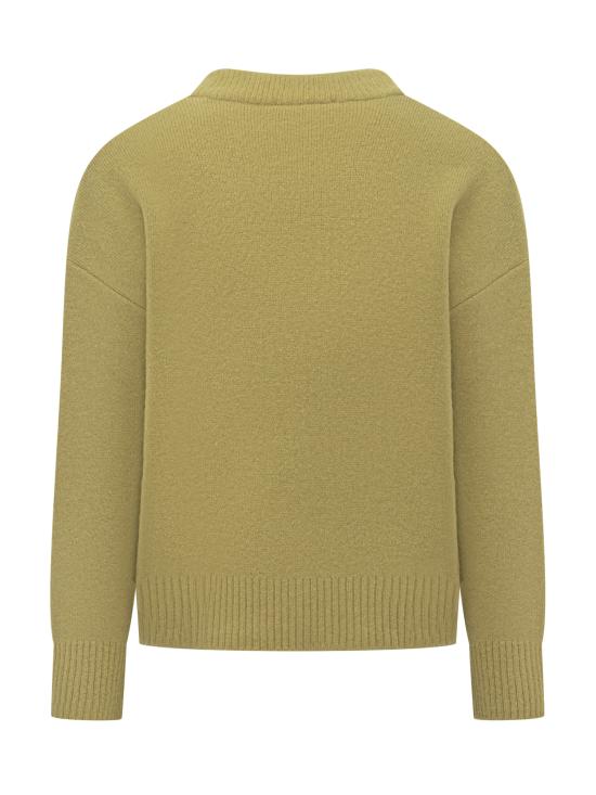 25FW 아미 스웨터 H25UKC365KN0135 3993H25 ANIS ECRU - AMI