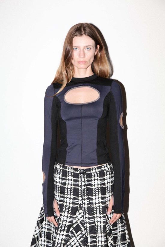  케이코 블라우스/셔츠 KK Co 킥 베이스 레이어 미드나잇 - KKCO