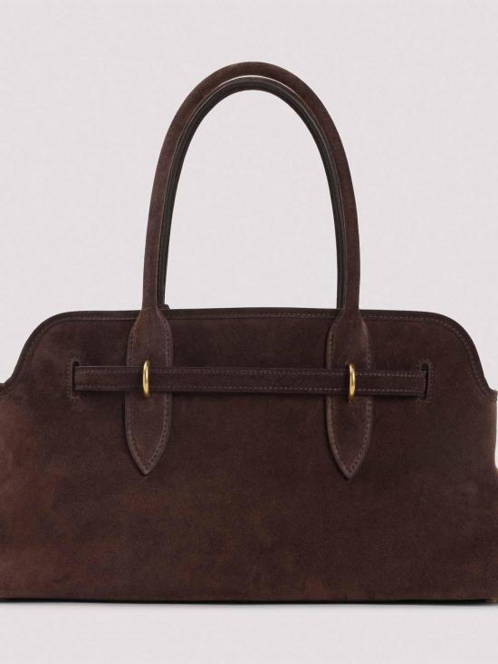 25FW 미우미우 토트백 5BG310VOOO2CSSF0003 Dark Brown - MIU MIU