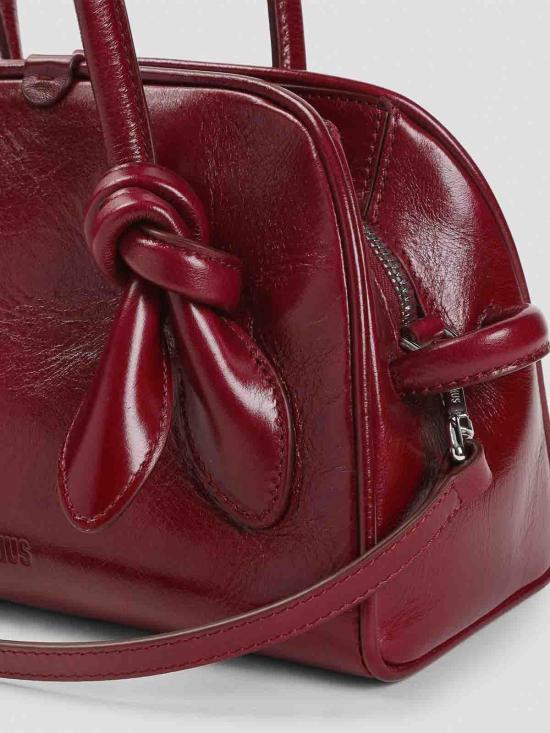 26SS 자크뮈스 TURISMO 투리스모 소프트 스몰 볼링 토트벡 BAW00416AC20C01490 Red - JACQUEMUS