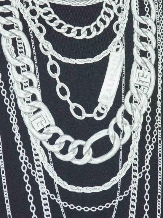  발망 반팔 티셔츠 FH1EG000GF06EAB Black - BALMAIN