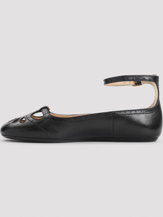 26SS 끌로에 플랫 슈즈 CH25W14VUN001 Black - CHLOE