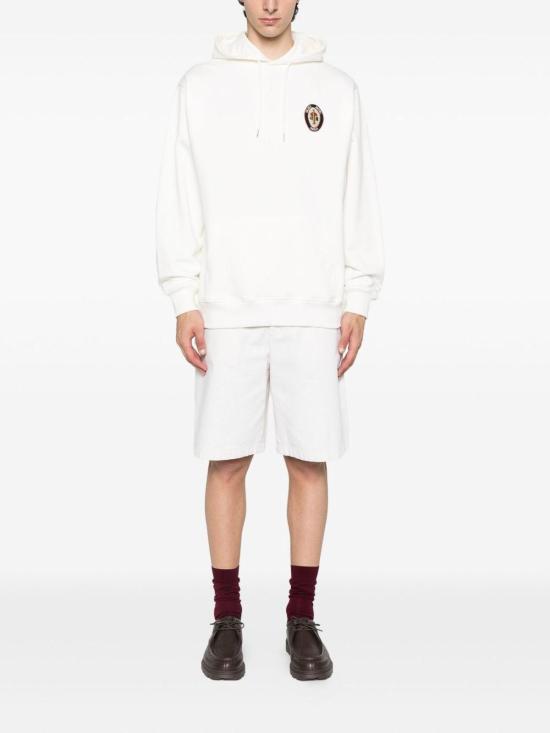 25FW 드롤드무슈 후드 티셔츠 HHO185CO127OW White - DROLE DE MONSIEUR