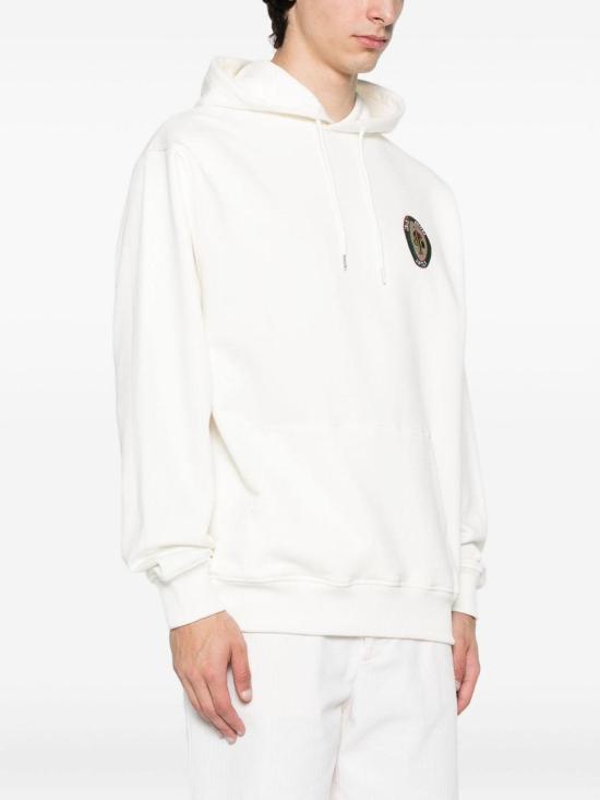 25FW 드롤드무슈 후드 티셔츠 HHO185CO127OW White - DROLE DE MONSIEUR