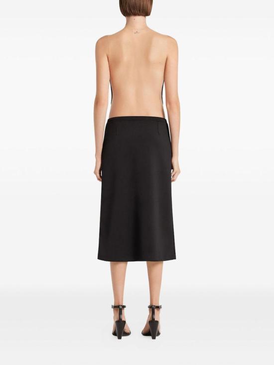  쿠레쥬 미디 스커트 325JJU296JS02509999 Black - COURREGES