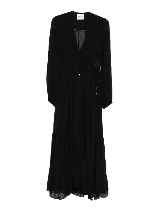  이자벨마랑에뚜왈 미디 스커트 RO0798FAC3J01E01BK Black