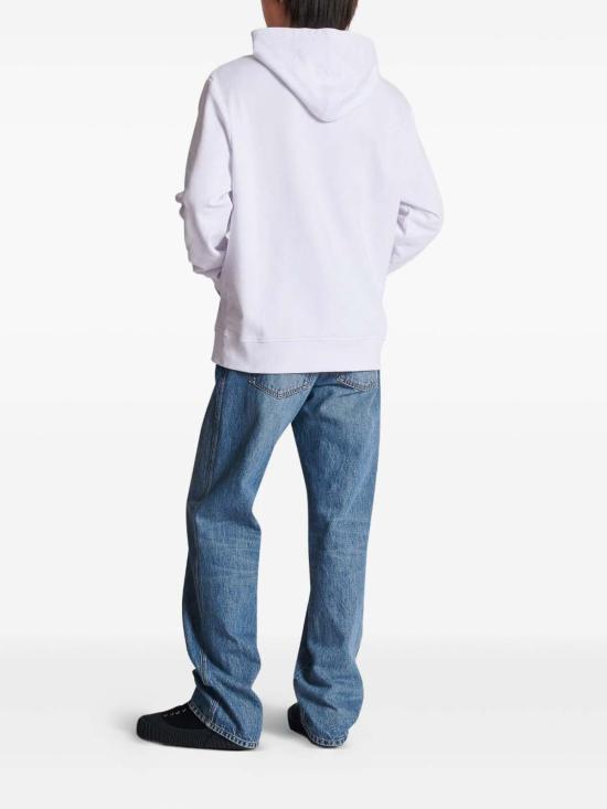  발망 후드 티셔츠 FH1JT047BD04GAB White - BALMAIN