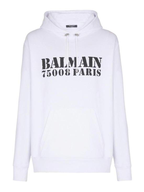  발망 후드 티셔츠 FH1JT047BD04GAB White