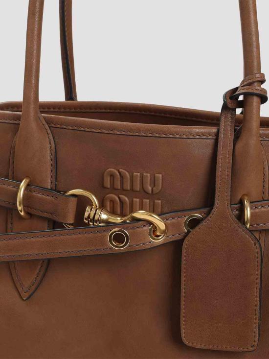 26FW 미우미우 아방뛰르 나파 레더 백 5BG291VOON2BBLF0316 GREY - MIU MIU