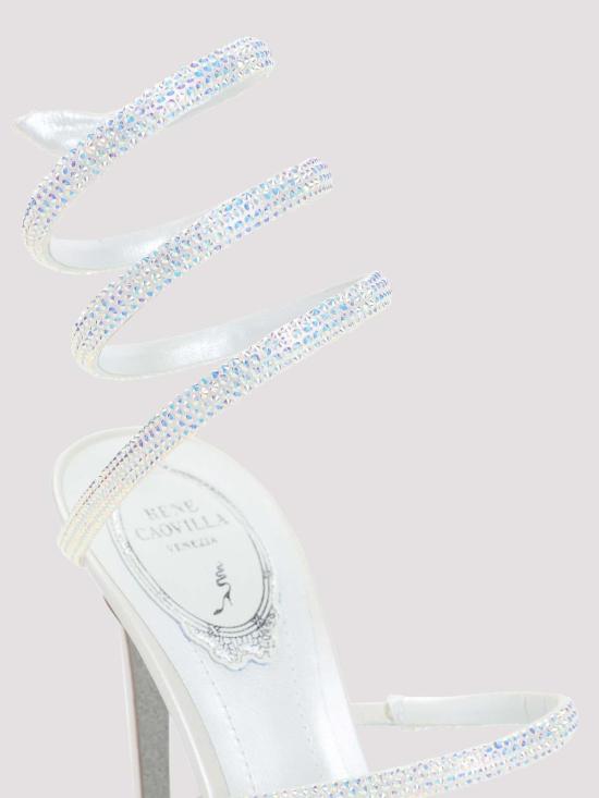 26SS 르네 카오빌라 힐/펌프스 C12538105R001X318IVORY Silver - RENE CAOVILLA