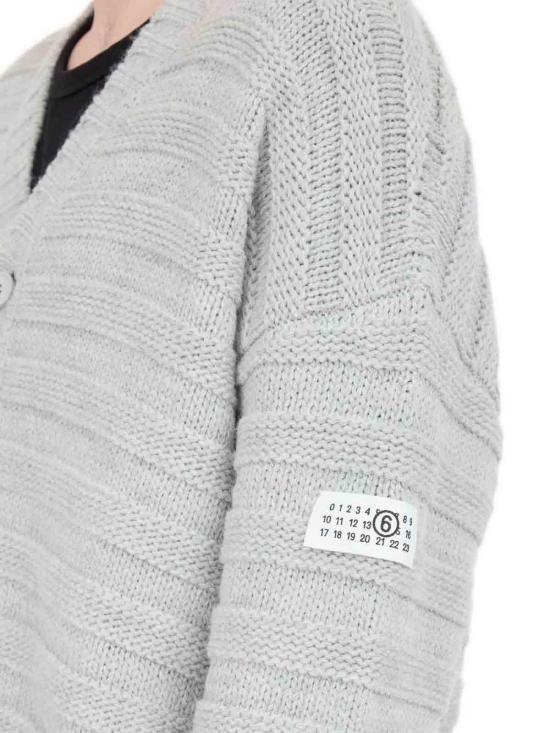  MM6 메종마르지엘라 가디건 SH0HP0005M13040857M Grey - MM6 MAISON MARGIELA