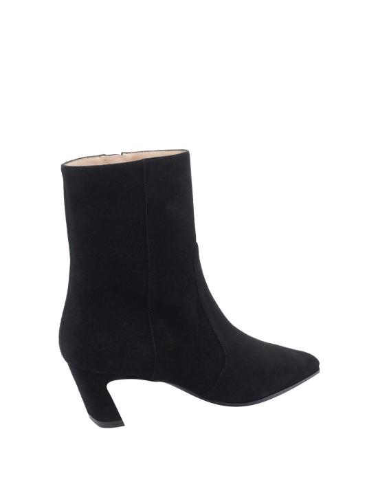 25FW 스튜어트 와이츠먼 부츠 SM498STASSIZIPBOOTIE50SUEBLK Black - STUART WEITZMAN