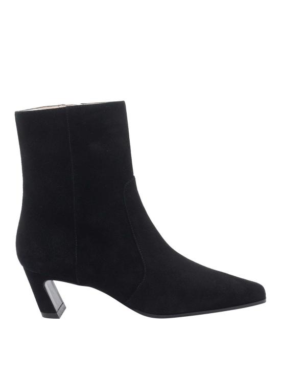 25FW 스튜어트 와이츠먼 부츠 SM498STASSIZIPBOOTIE50SUEBLK Black