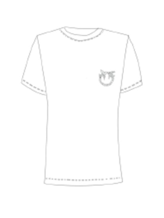 25FW 핑코 반팔 티셔츠 103320A2RNZ05 White - PINKO