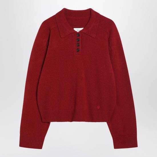 25FW 루루 드 세종 긴팔 티셔츠 HOMERELDSWS Burgundy