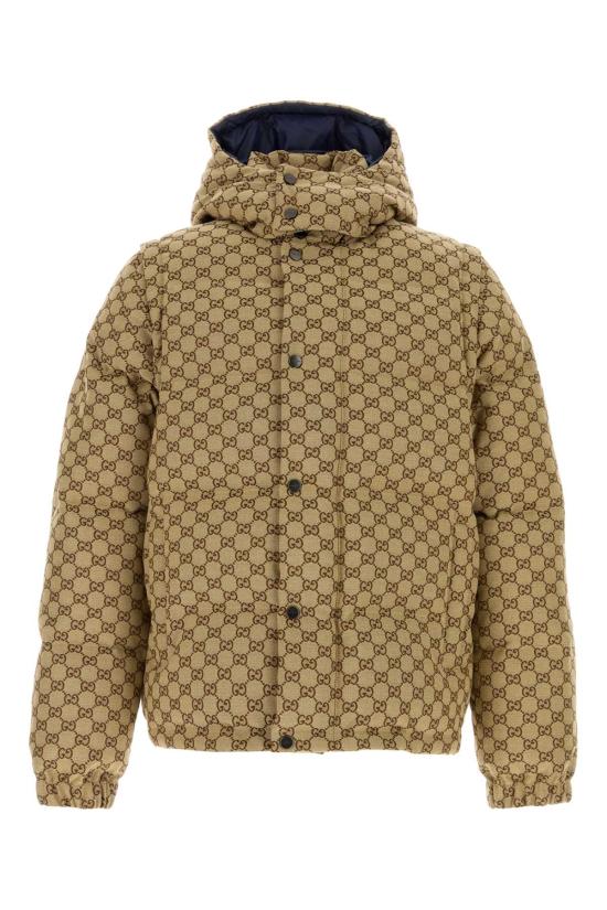 25FW 구찌 GG 캔버스 다운 자켓 832290Z9ABS 2580 Printed