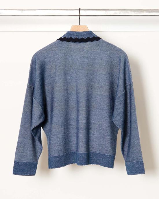  몰리 반팔 티셔츠 두셰스 폴로 탑 - MOLLI