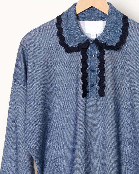  몰리 반팔 티셔츠 두셰스 폴로 탑 - MOLLI