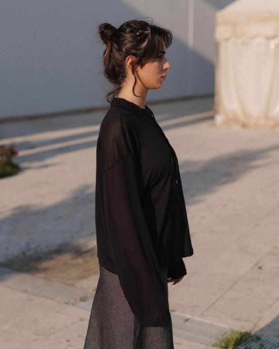  베이스레인지 반팔 티셔츠 씰 폴로 블랙 - BASERANGE