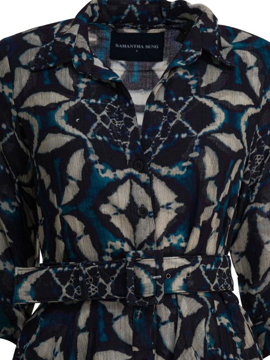 25FW 사만다 성 롱 원피스 ASTERESSAOUIRA TIE DYE AQUA Blue - SAMANTHA SUNG