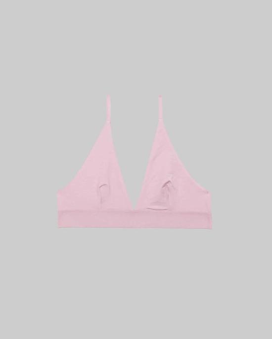  베이스레인지 브라 트라이앵글  도로 핑크 - BASERANGE