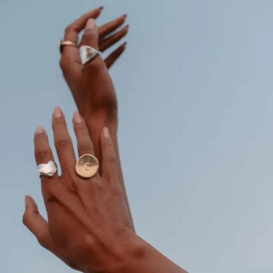  Dea Dia 반지 데아 디아 에로스 실버 하트 시그넷  스털링 실버 - OTHER BRANDS