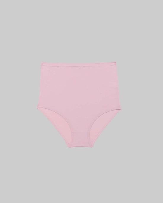  베이스레인지 팬티 하이웨이스트 벨 언더팬츠 도로 핑크 - BASERANGE