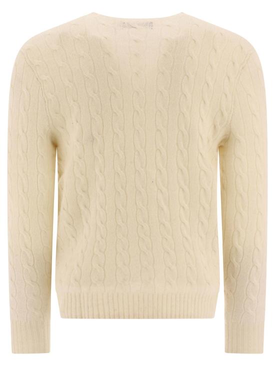 26SS 폴로 랄프로렌 케이블 니트 스웨터  710876762010 ANDOVER CREAM WHITE - POLO RALPH LAUREN