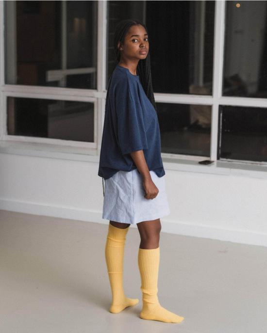  베이스레인지 숏팬츠 클로드 반바지 색소폰 블루 - BASERANGE