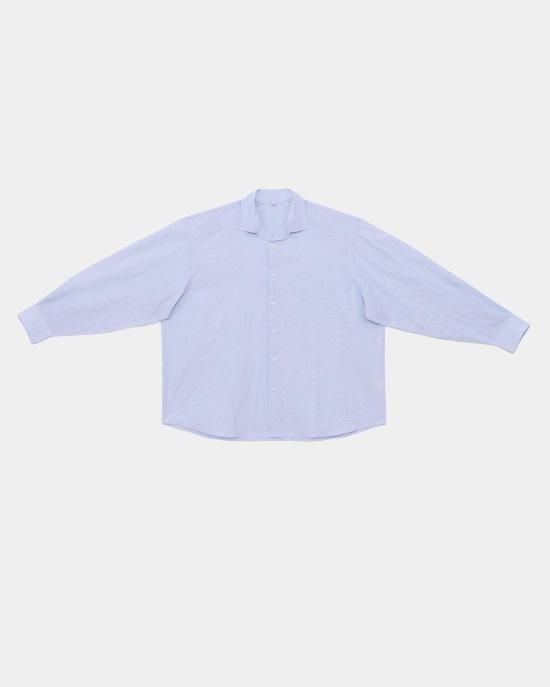  베이스레인지 셔츠 클로드 셔츠 색소폰 블루 - BASERANGE