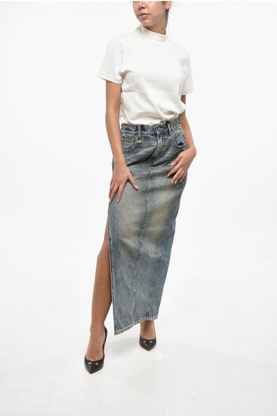  알13 데님 스커트 R13WD102 D213A A0005 Blue - R13