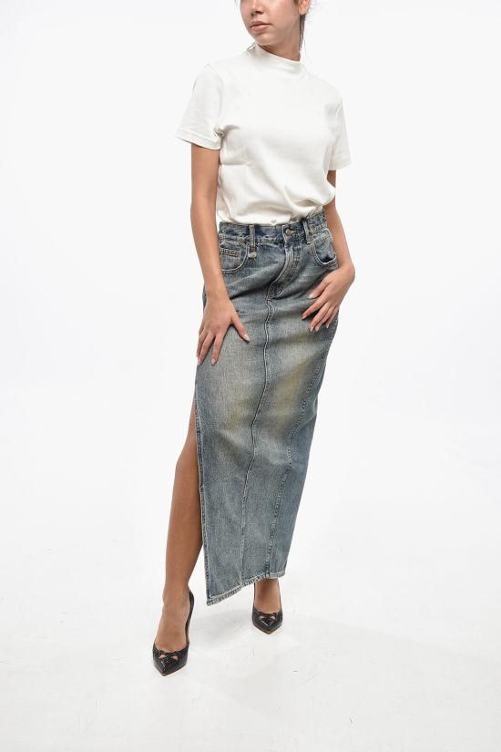  알13 데님 스커트 R13WD102 D213A A0005 Blue - R13