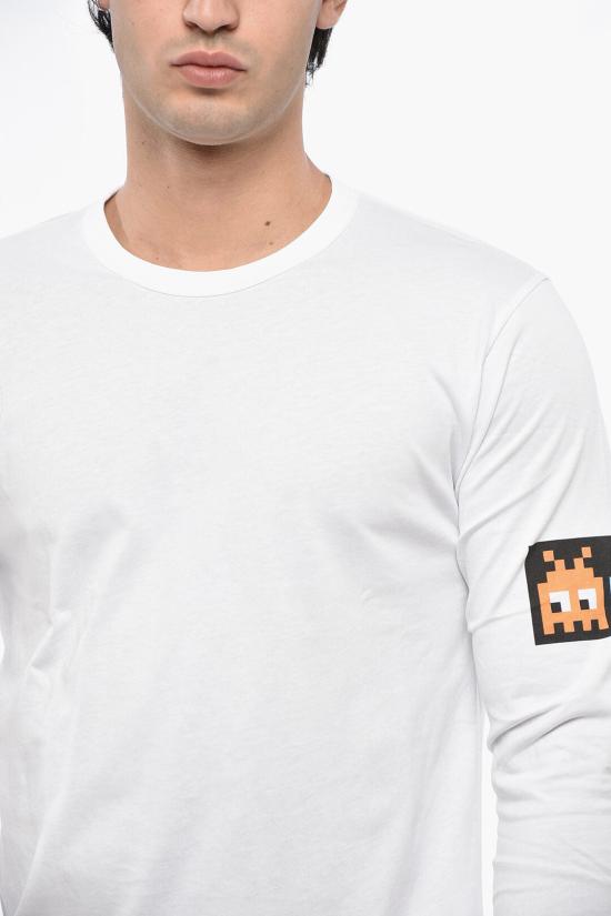  꼼데가르송 긴팔 티셔츠 FJ T002 W22 2 White - COMME DES GARCONS