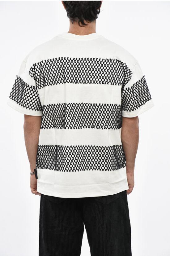  엠에스지엠 반팔 티셔츠 3440MM103 237097 02B Black White - MSGM