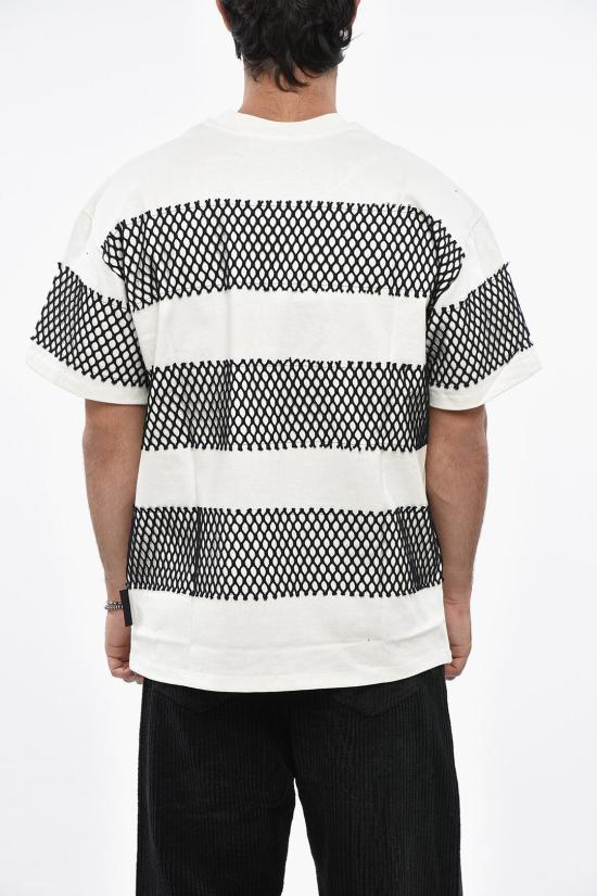  엠에스지엠 반팔 티셔츠 3440MM103 237097 02B Black White - MSGM
