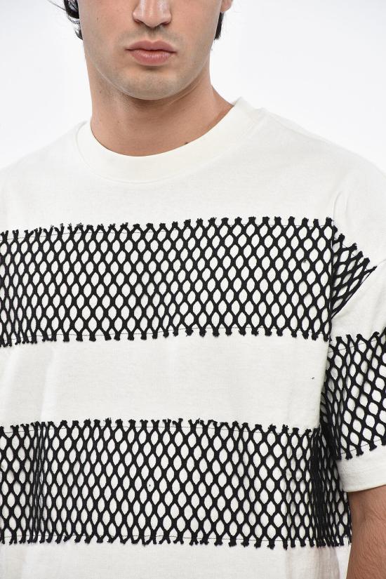  엠에스지엠 반팔 티셔츠 3440MM103 237097 02B Black White - MSGM