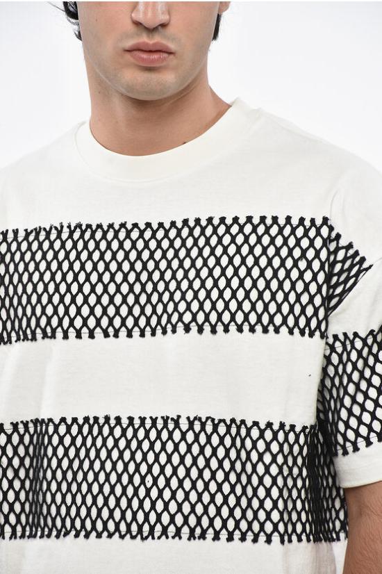  엠에스지엠 반팔 티셔츠 3440MM103 237097 02B Black White - MSGM