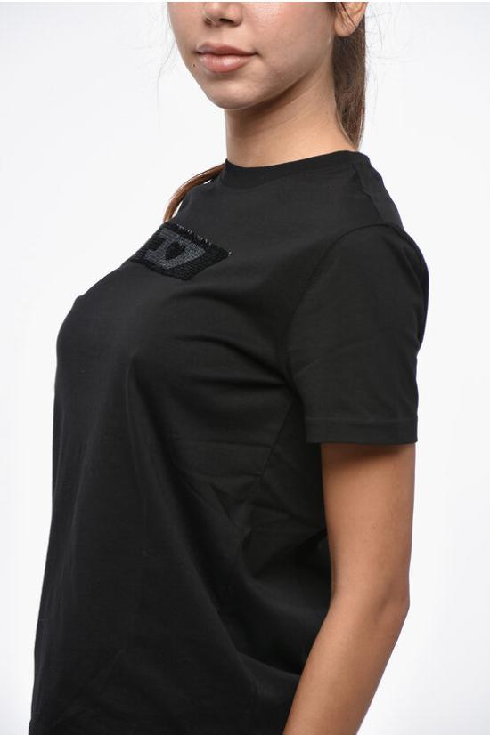  디젤 반팔 티셔츠 A15749 RHERA 900A Black - DIESEL