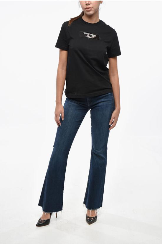  디젤 반팔 티셔츠 A15749 RHERA 900A Black - DIESEL