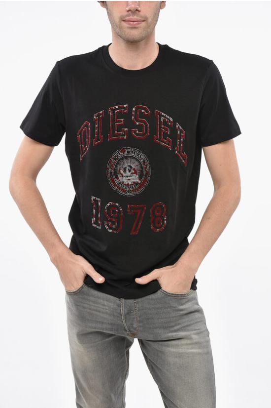  디젤 반팔 티셔츠 A15395 RPATI 900 Black