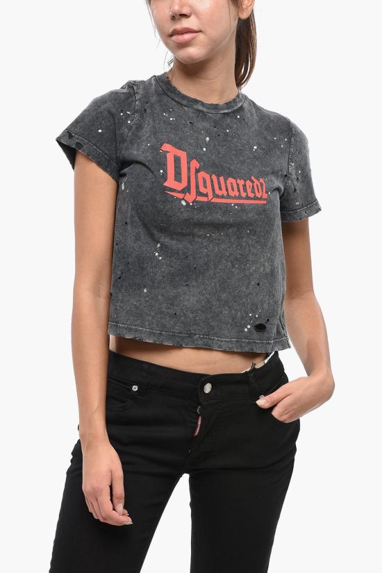  디스퀘어드2 반팔 티셔츠 S72GD0480S21600814 Gray