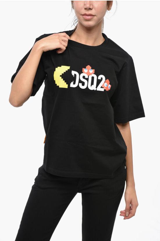  디스퀘어드2 반팔 티셔츠 S72GD0493S23009900 Black