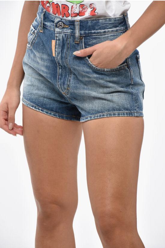  디스퀘어드2 데님 숏팬츠 S72MU0483S30309470 Blue - DSQUARED2