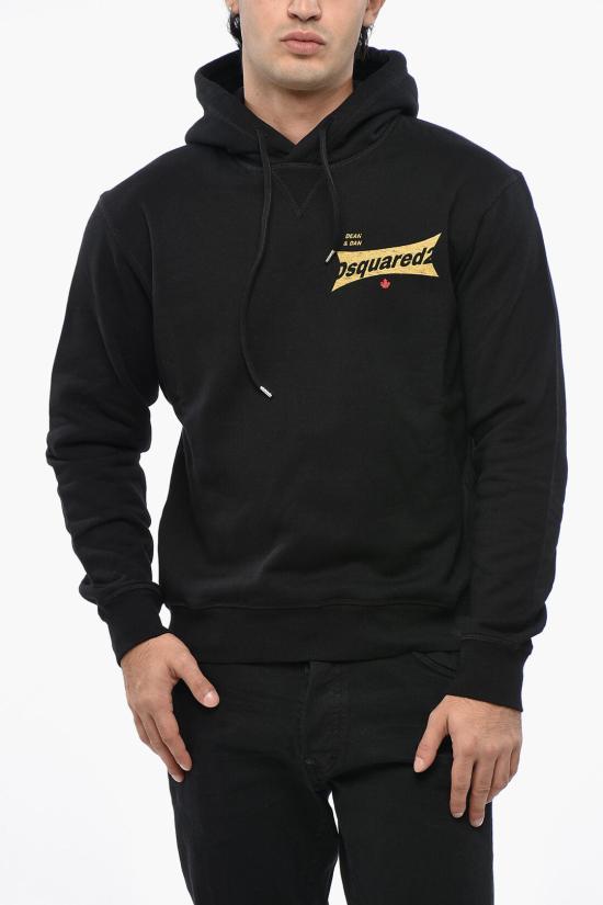  디스퀘어드2 후드 티셔츠 S71GU0634S25516900 Black