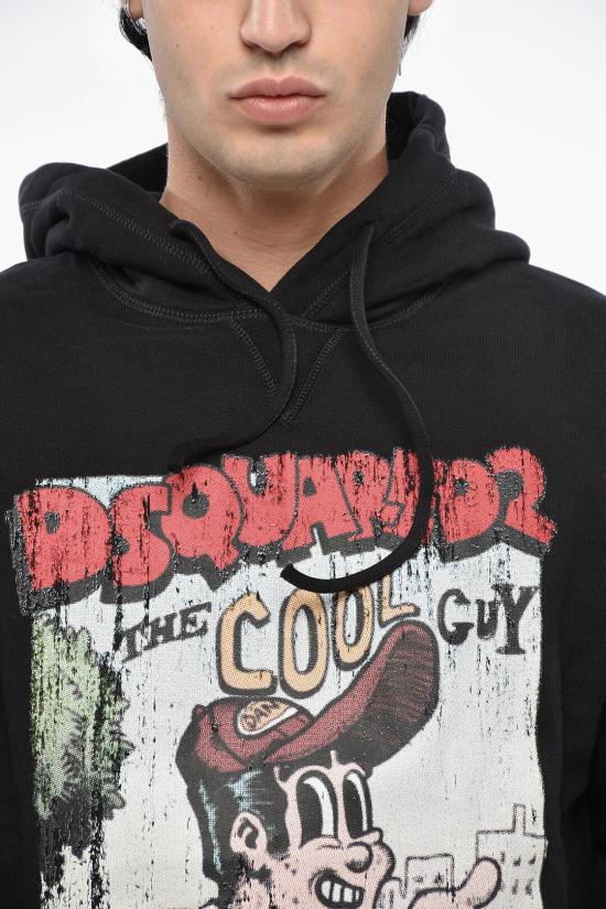  디스퀘어드2 후드 티셔츠 S71GU0598S25516900 Black - DSQUARED2