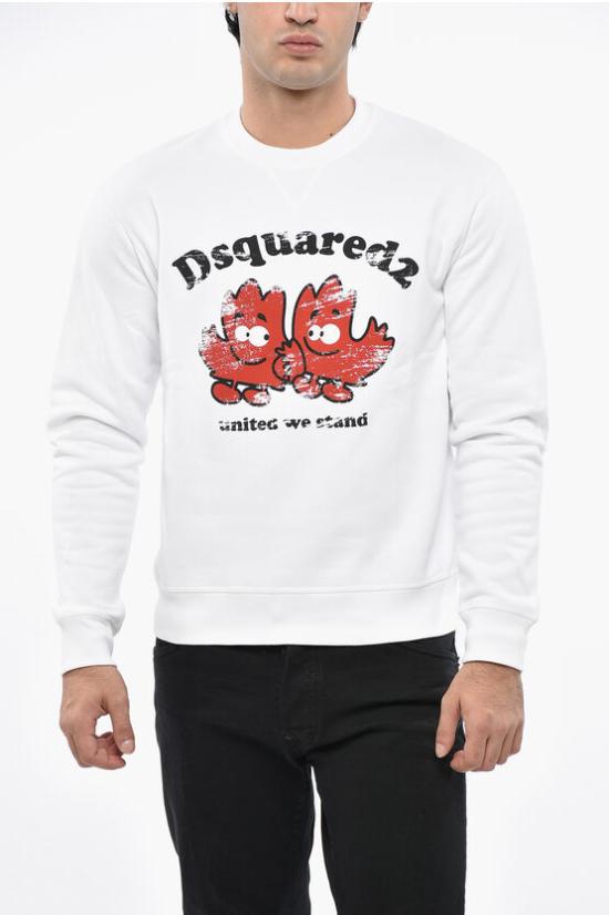  디스퀘어드2 긴팔 티셔츠 S71GU0603S25516100 White