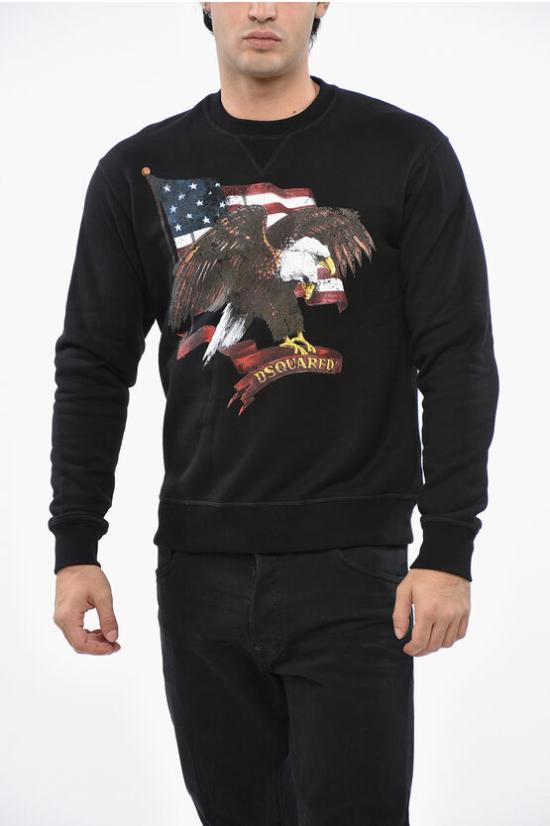  디스퀘어드2 긴팔 티셔츠 S71GU0601S25516900 Black