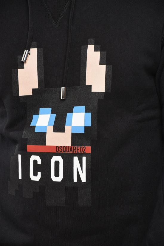  디스퀘어드2 후드 티셔츠 S79GU0105S25516900 Black - DSQUARED2